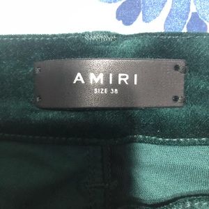 Amiri Jaguar Green Trousers, SIZE: 38